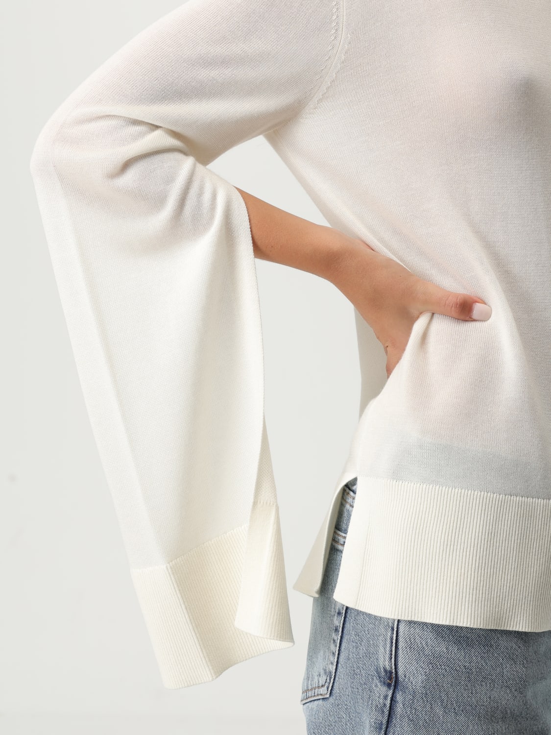 TOTEME JERSEY: Jersey mujer Toteme, Blanco - Img 5