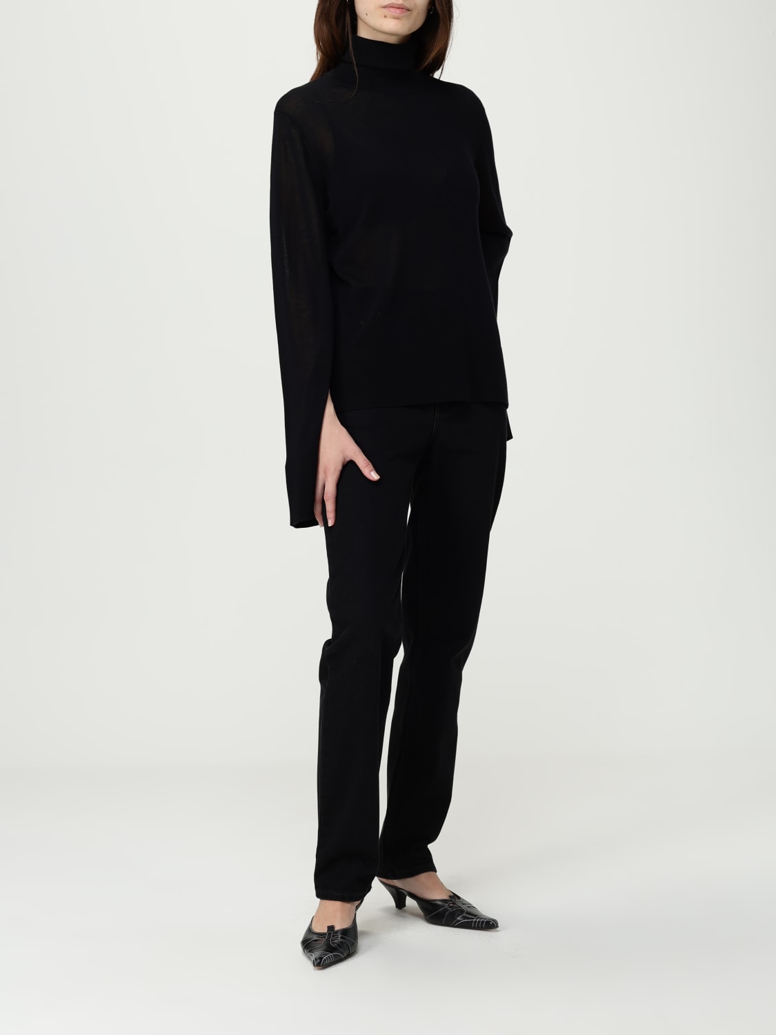 TOTEME PULLOVER: Pullover damen Toteme, Schwarz - Img 2