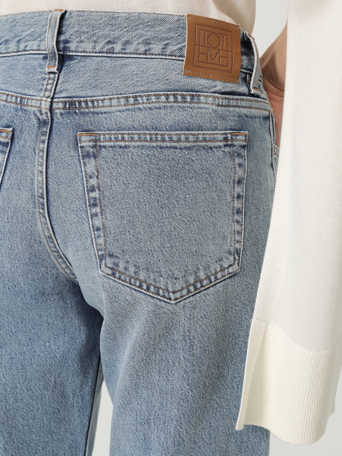 TOTEME JEANS: Jeans woman Toteme, Gnawed Blue - Img 5