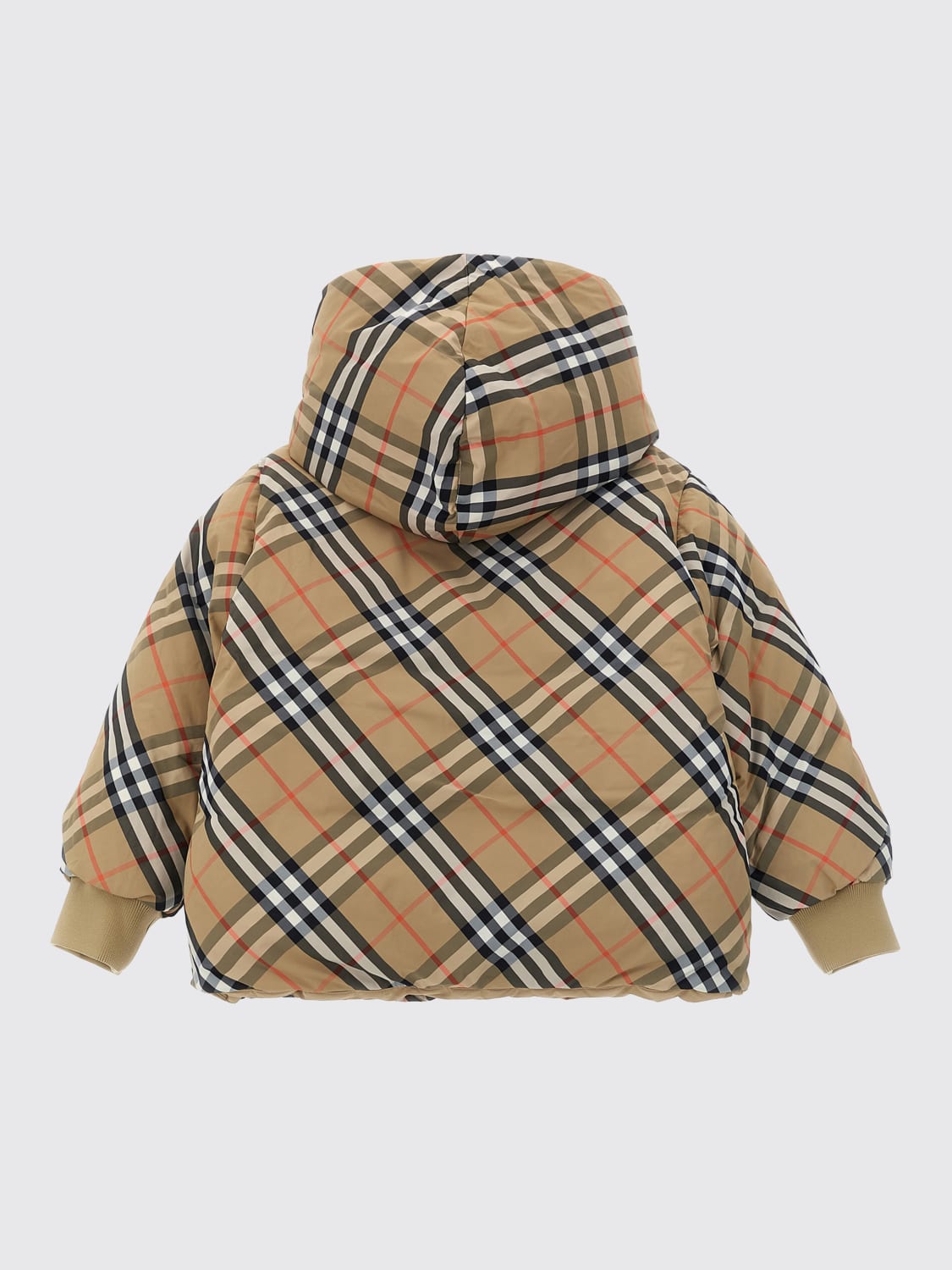 BURBERRY JACKET: Coat kids Burberry, Sand - Img 2