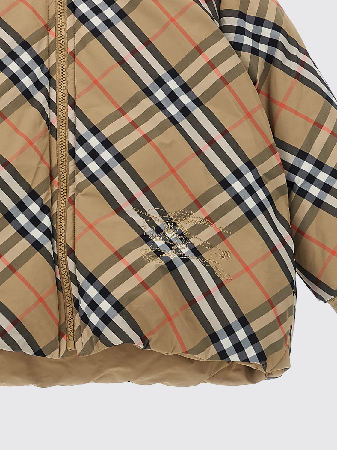 BURBERRY JACKET: Coat kids Burberry, Sand - Img 4