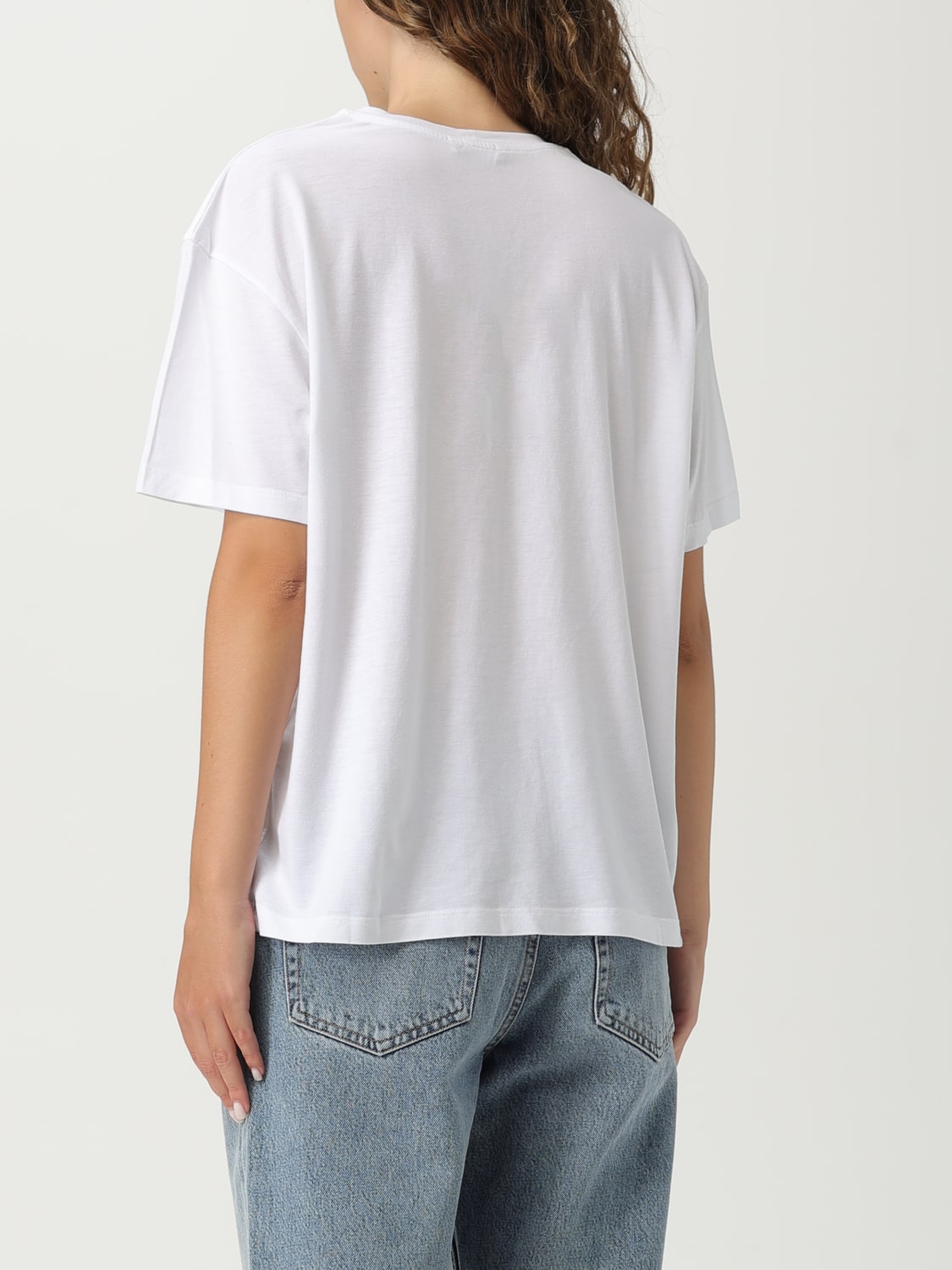 TOTEME T-SHIRTS: T-shirt basic in cotone Toteme, Bianco - Img 3
