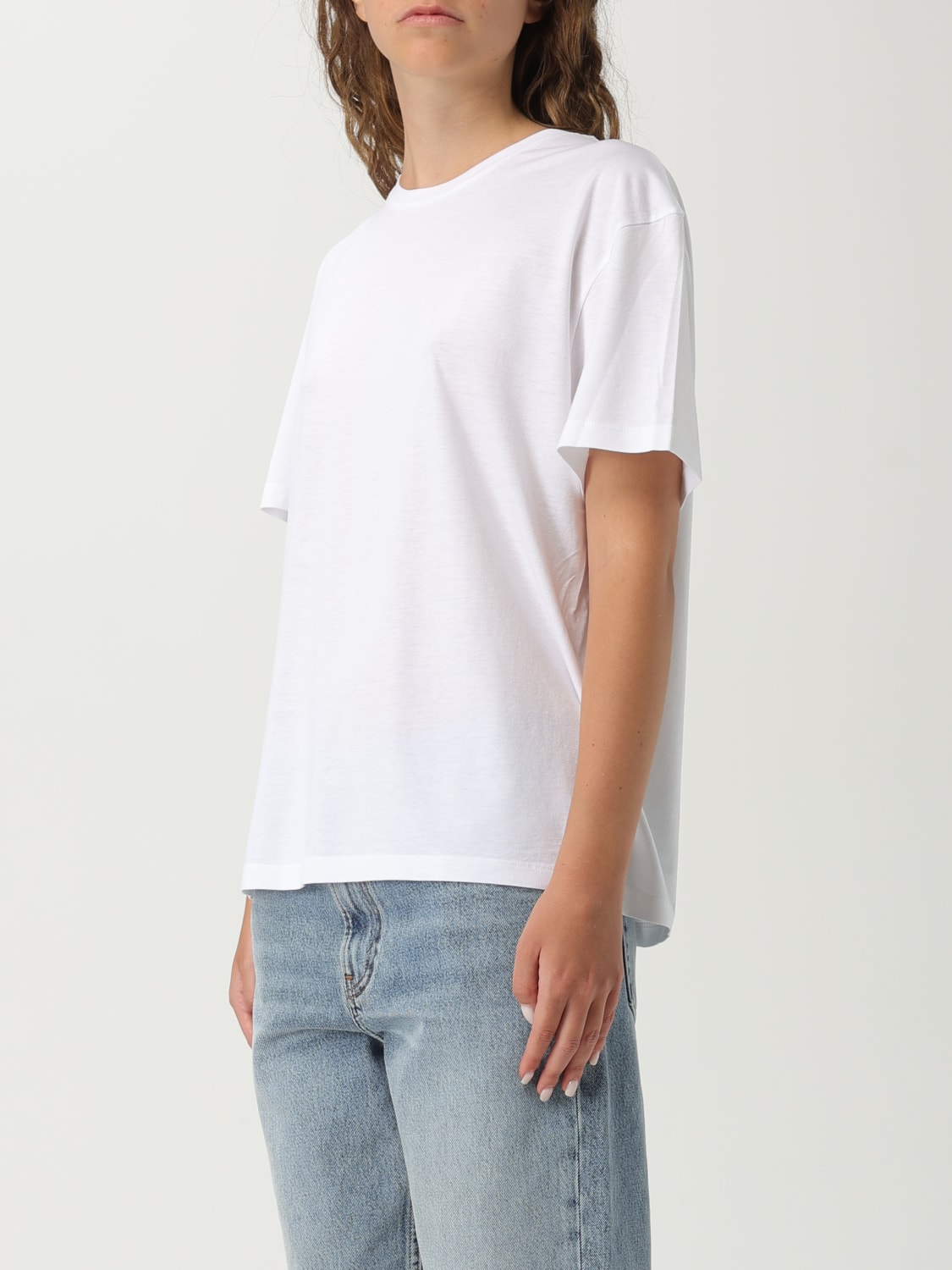 TOTEME T-SHIRTS: T-shirt basic in cotone Toteme, Bianco - Img 4