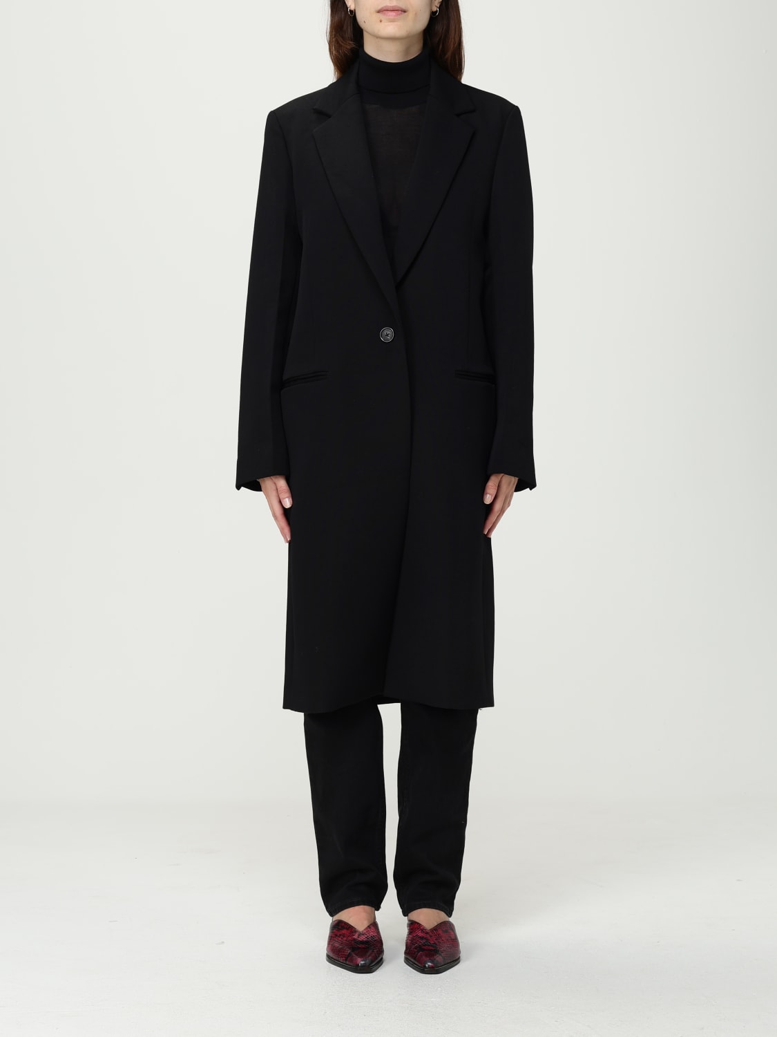 TOTEME COAT: Coat woman Toteme, Black - Img 1