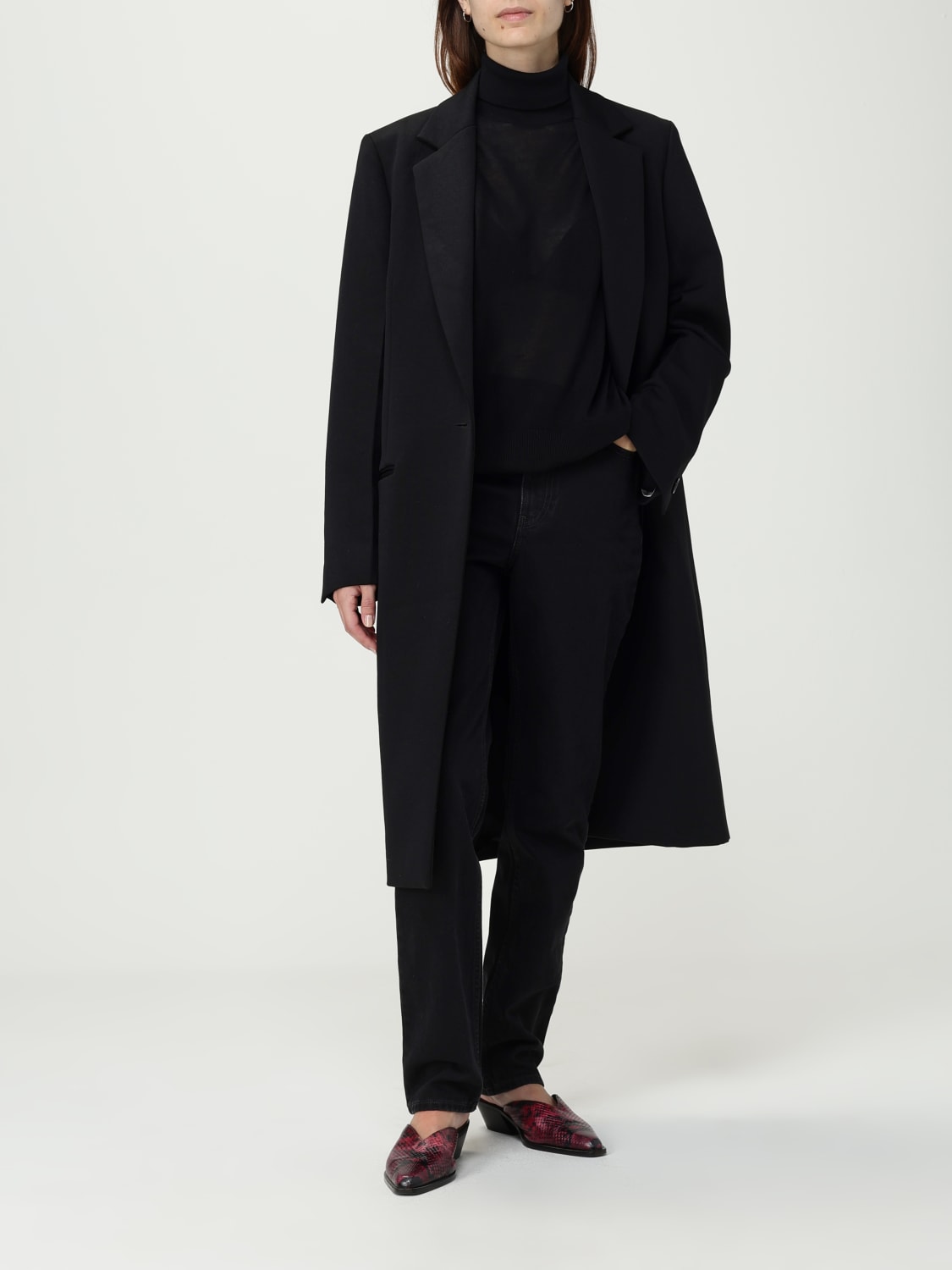 TOTEME COAT: Coat woman Toteme, Black - Img 2