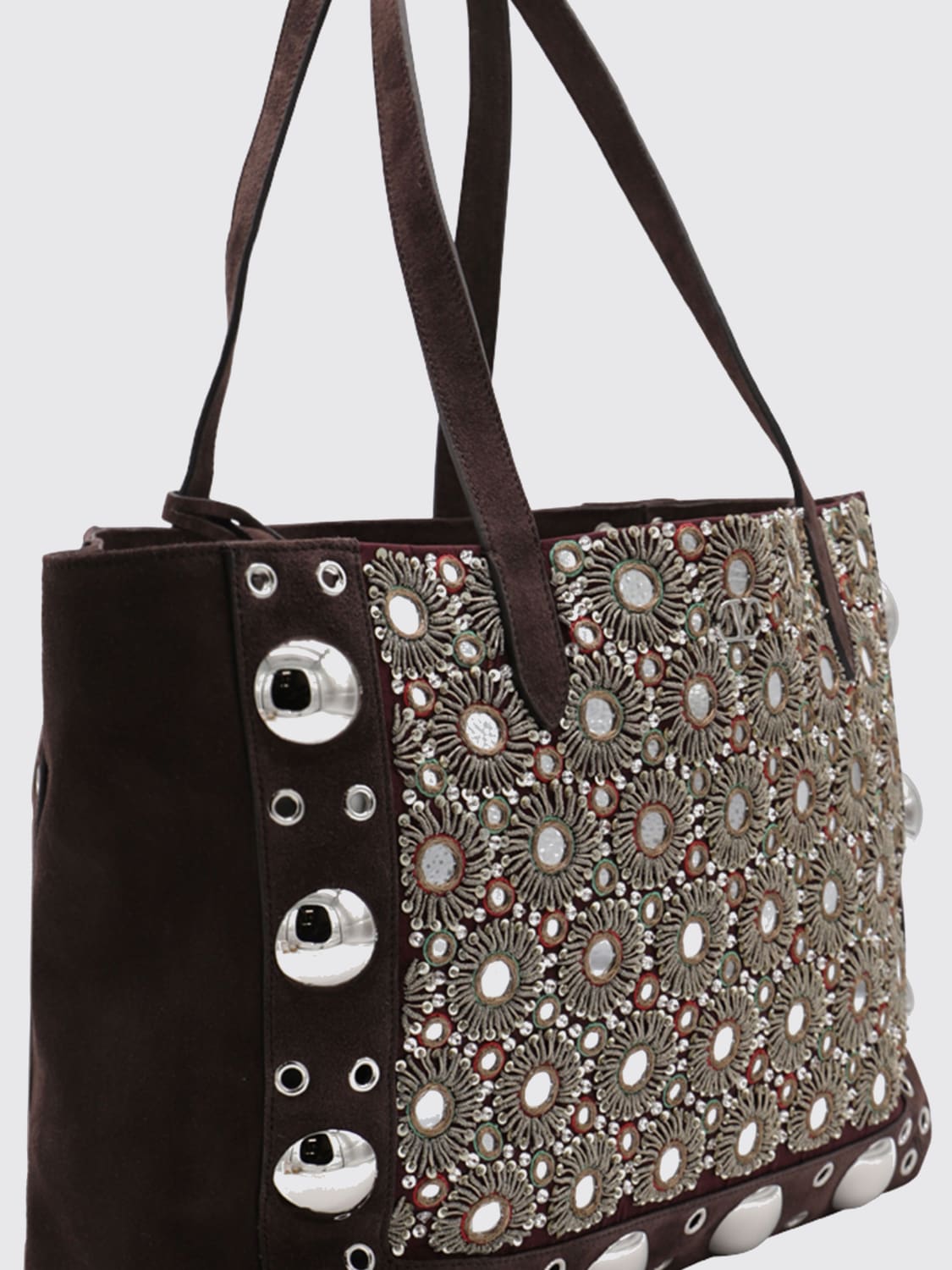 VALENTINO GARAVANI 斜挎包: 手袋 男士 Valentino Garavani, 烟草色 - Img 3