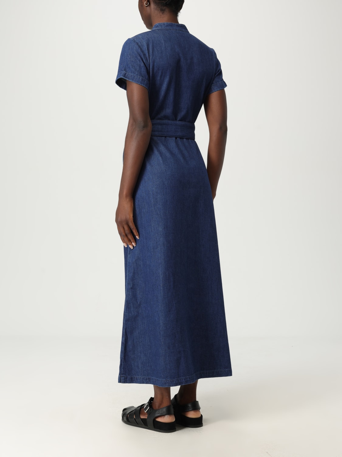 A.P.C. VESTIDO: Vestido mujer A.P.C., Azul Oscuro - Img 3