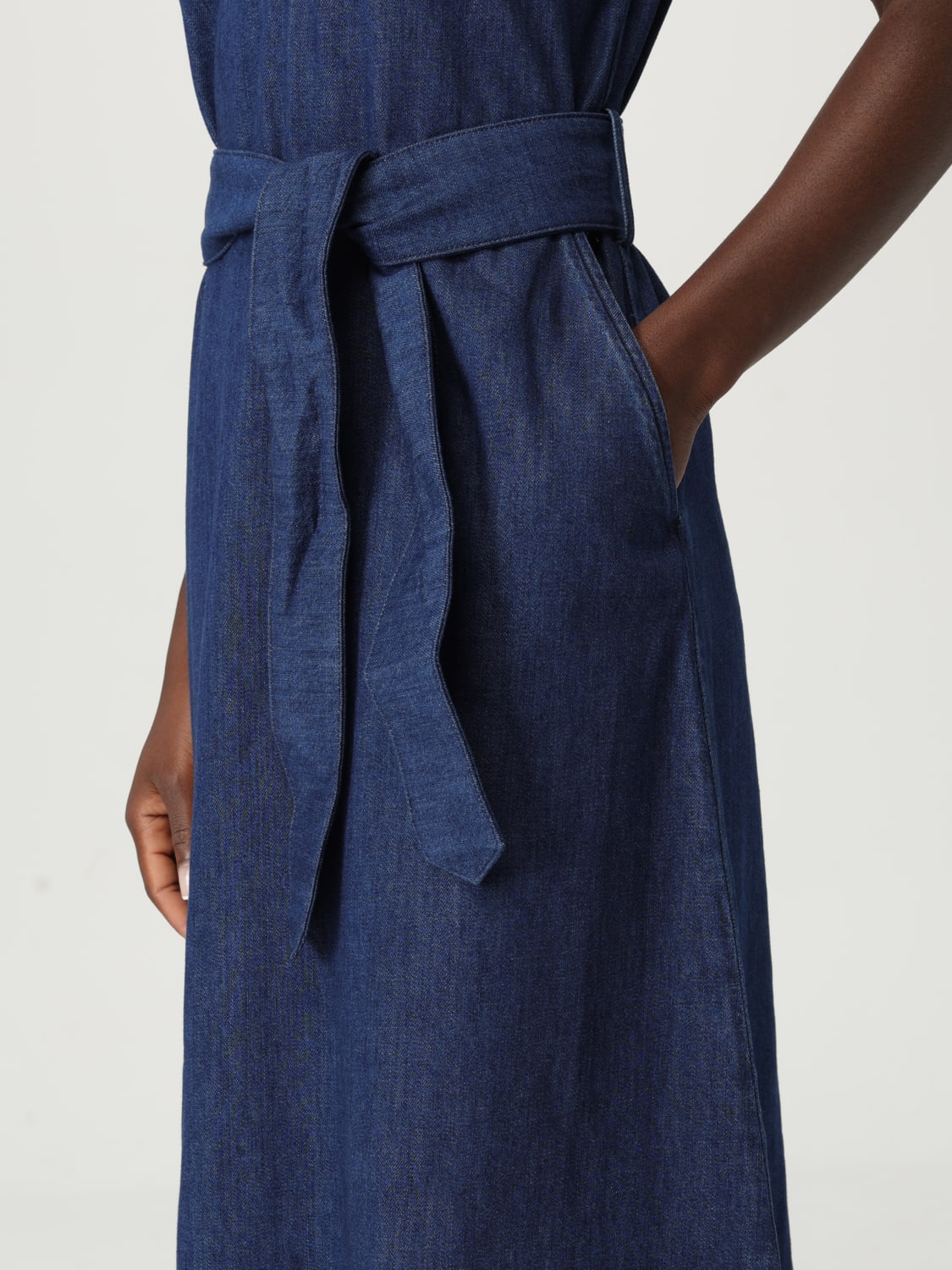 A.P.C. VESTIDO: Vestido mujer A.P.C., Azul Oscuro - Img 4