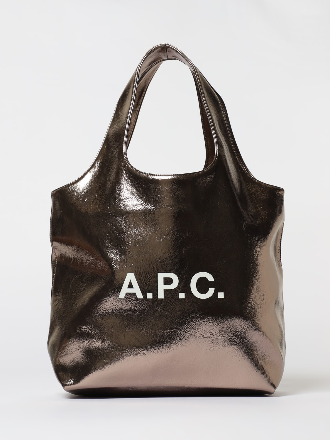 A.P.C. TOTE BAG: Crossbody bags woman A.P.C., Grey - Img 1