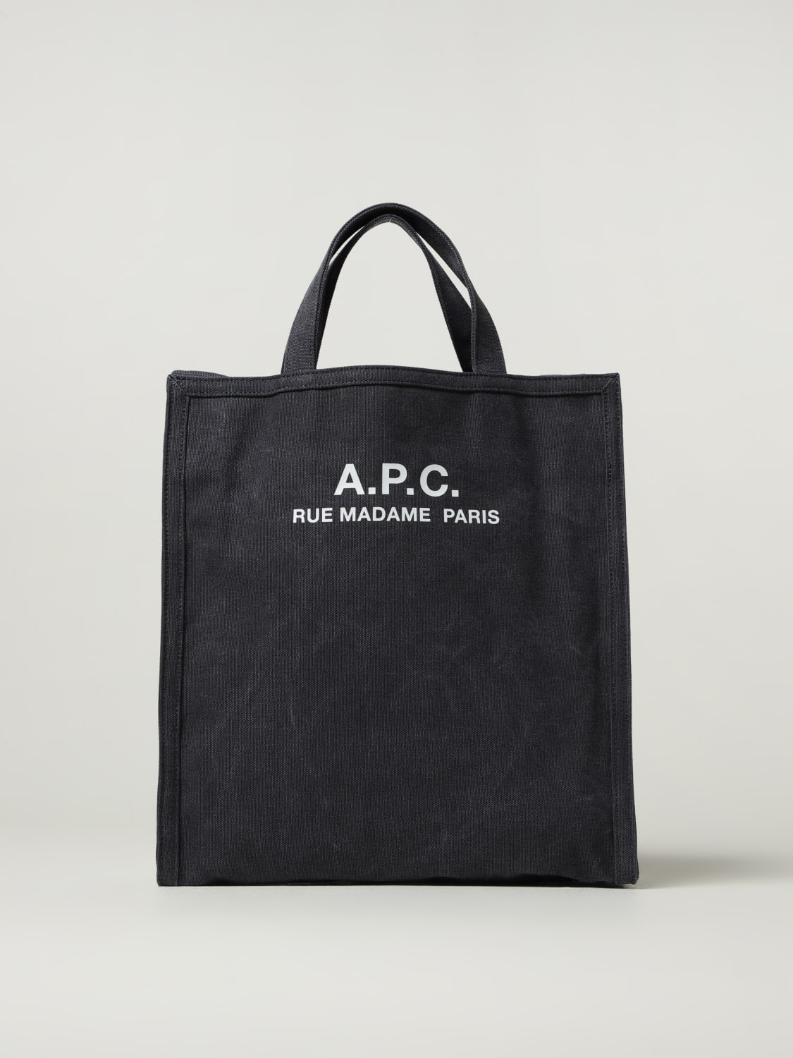 A.P.C. BORSA A TRACOLLA: Borsa Recuperation A.P.C. in canvas di cotone , Blue - Img 1