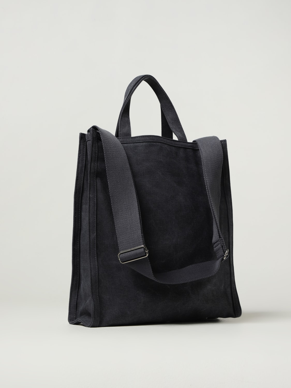 A.P.C. BORSA A TRACOLLA: Borsa Recuperation A.P.C. in canvas di cotone , Blue - Img 2