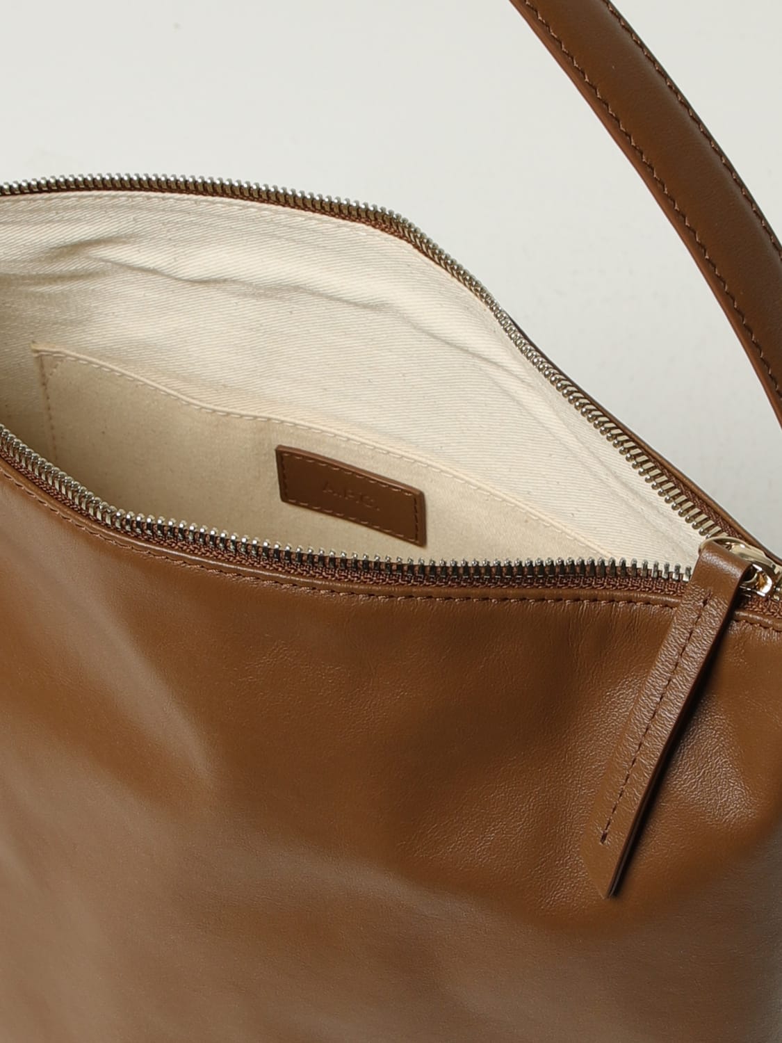 A.P.C. BOLSO DE HOMBRO: Bandolera mujer A.P.C., Marrón - Img 3