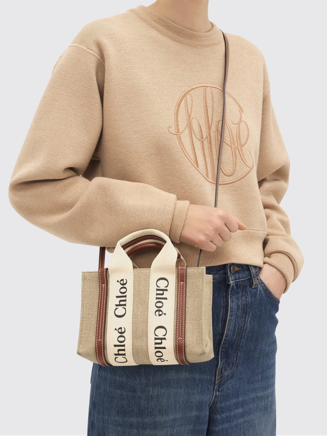 CHLOÉ MINI BAG: Shoulder bag woman ChloÉ, White - Img 2