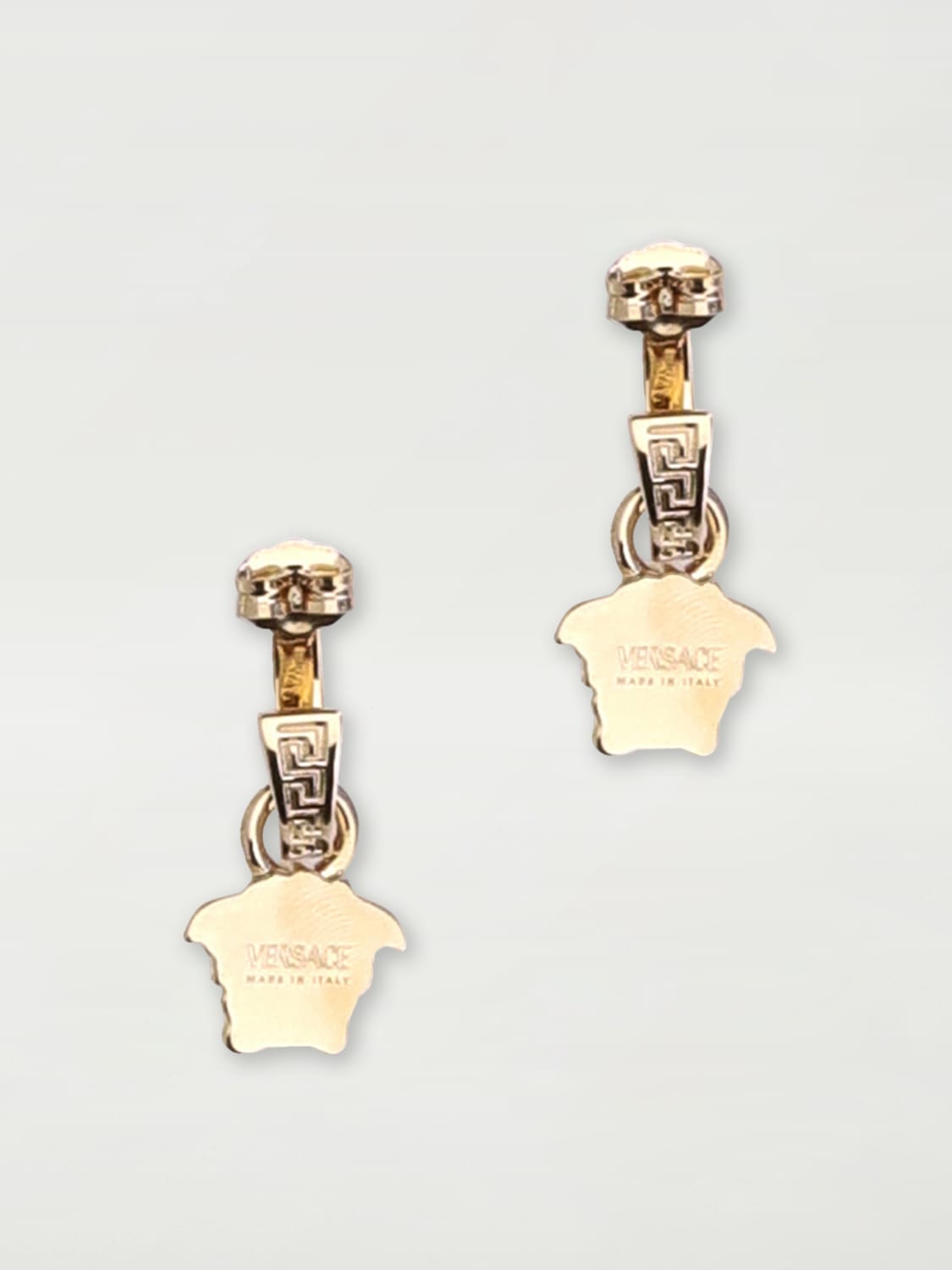 VERSACE GIOIELLO: Orecchini Medusa Versace in ottone , Oro - Img 2