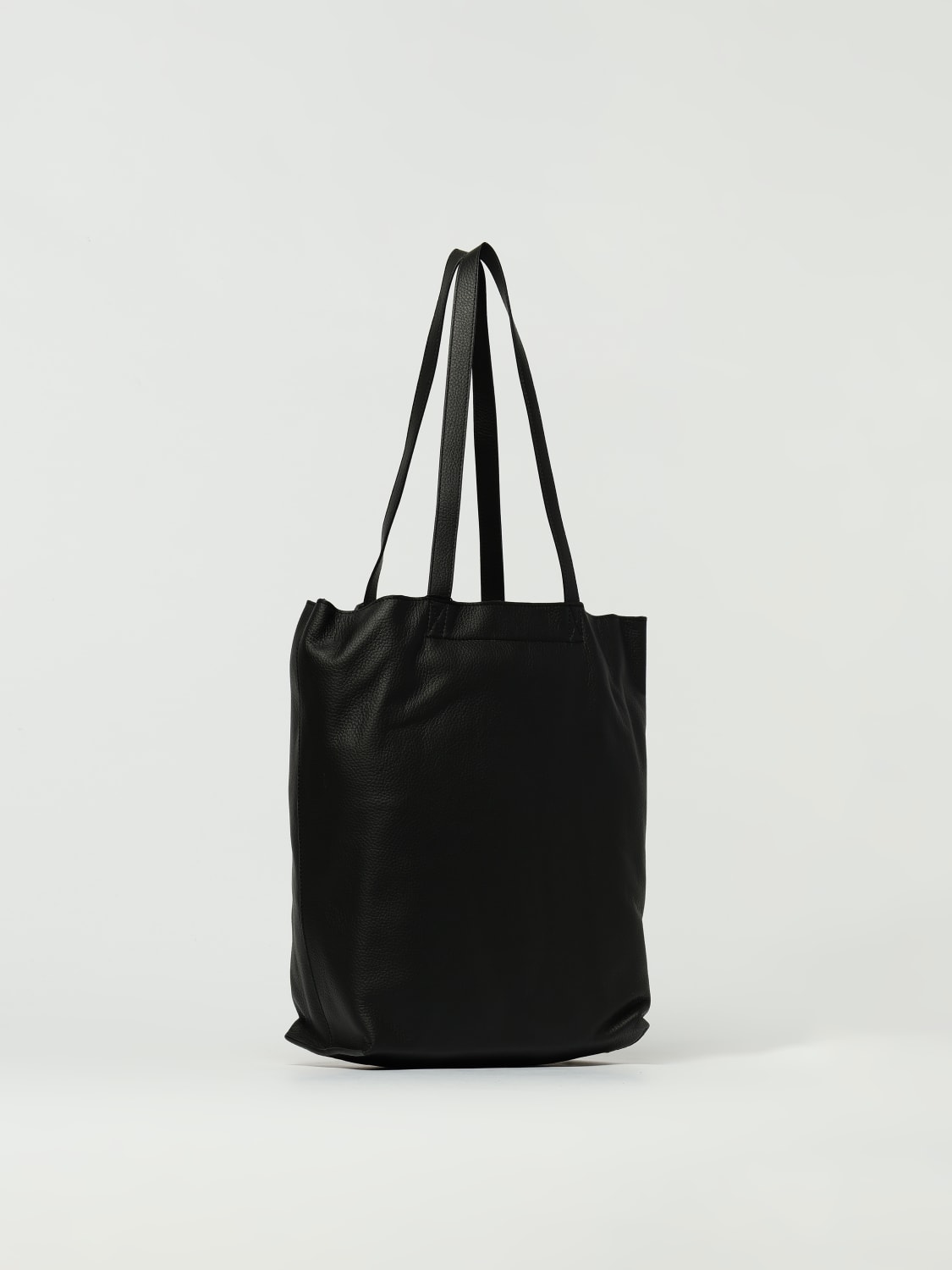 A.P.C. BORSA A TRACOLLA: Borsa Maiko A.P.C. in pelle martellata , Nero - Img 2