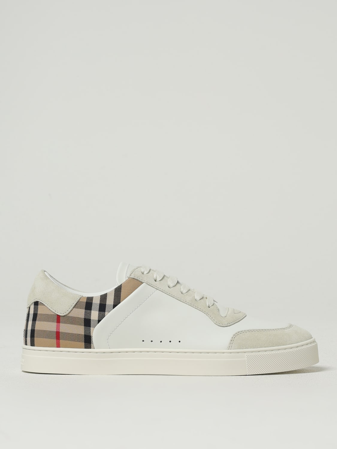 BURBERRY SNEAKERS: Sneakers men Burberry, White - Img 1