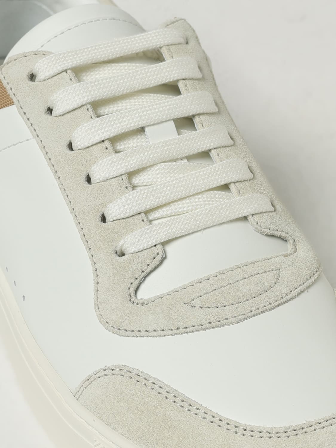 BURBERRY SNEAKERS: Sneakers men Burberry, White - Img 4