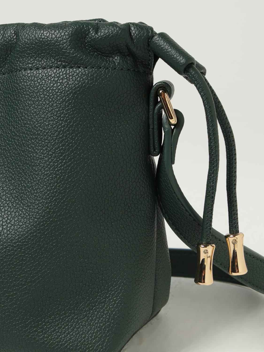 A.P.C. BORSA MINI: Borsa Ninon Small A.P.C. in pelle sintetica a grana , Verde - Img 3