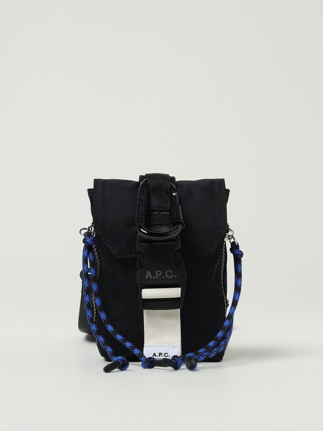 A.P.C. BORSA A TRACOLLA: Borsa Trek A.P.C. in nylon , Nero - Img 1