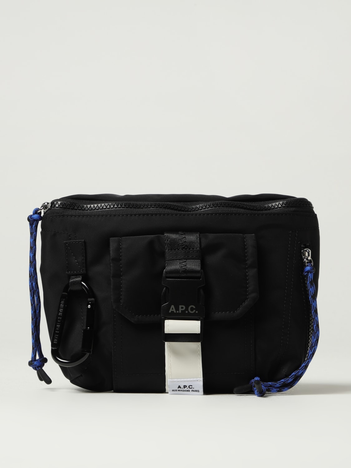 A.P.C. BELT BAG: A.P.C men's belt bag, Black - Img 1