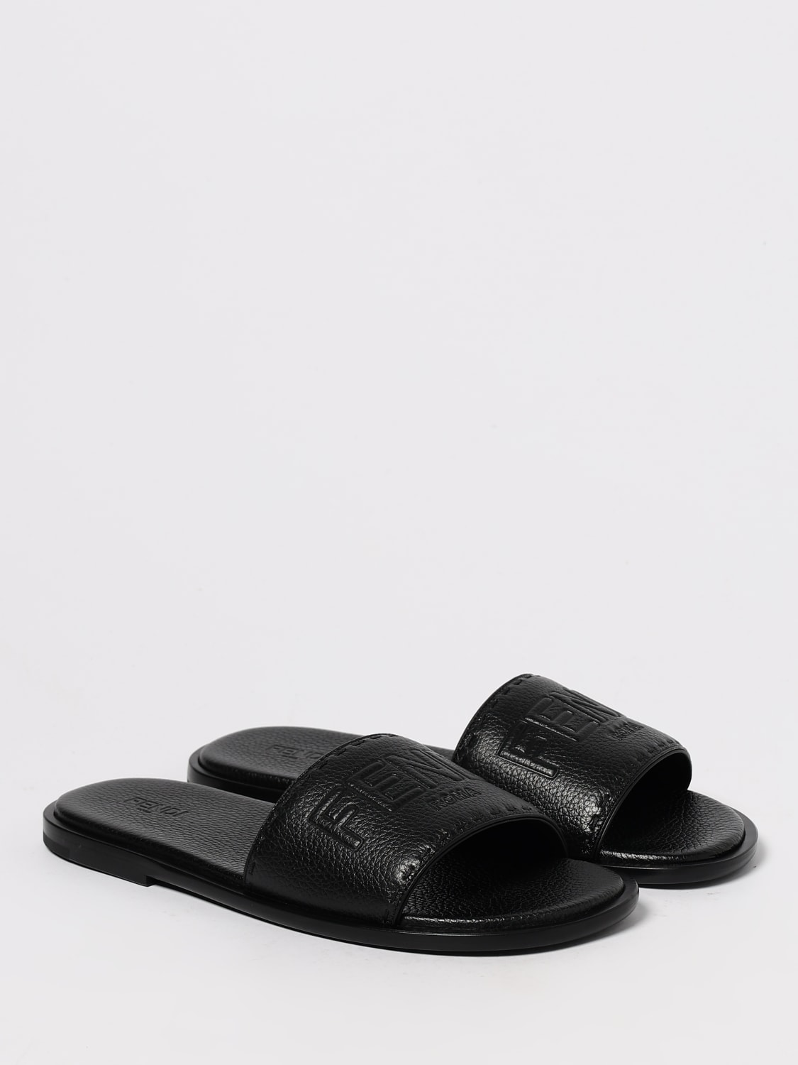 FENDI SANDALEN: Schuhe herren Fendi, Schwarz - Img 2