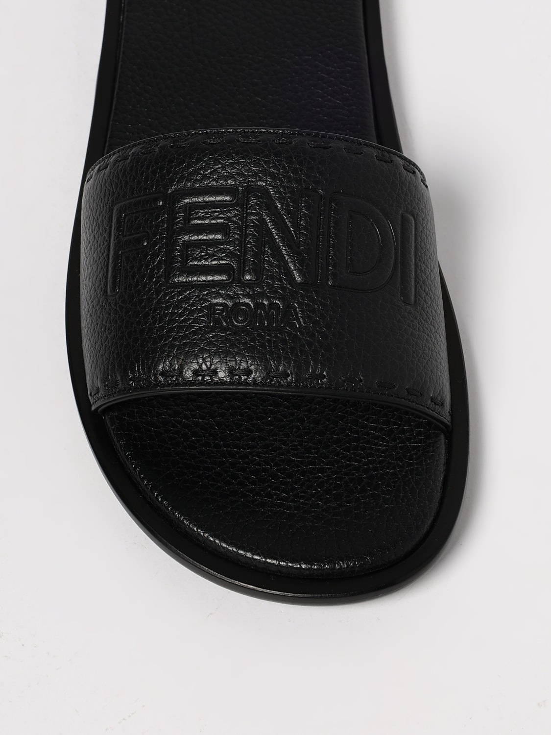 FENDI SANDALEN: Schuhe herren Fendi, Schwarz - Img 4
