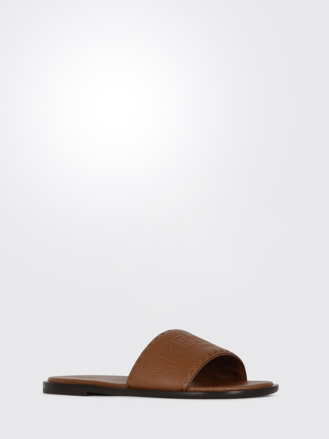 FENDI SANDALS: Shoes men Fendi, Brown - Img 2