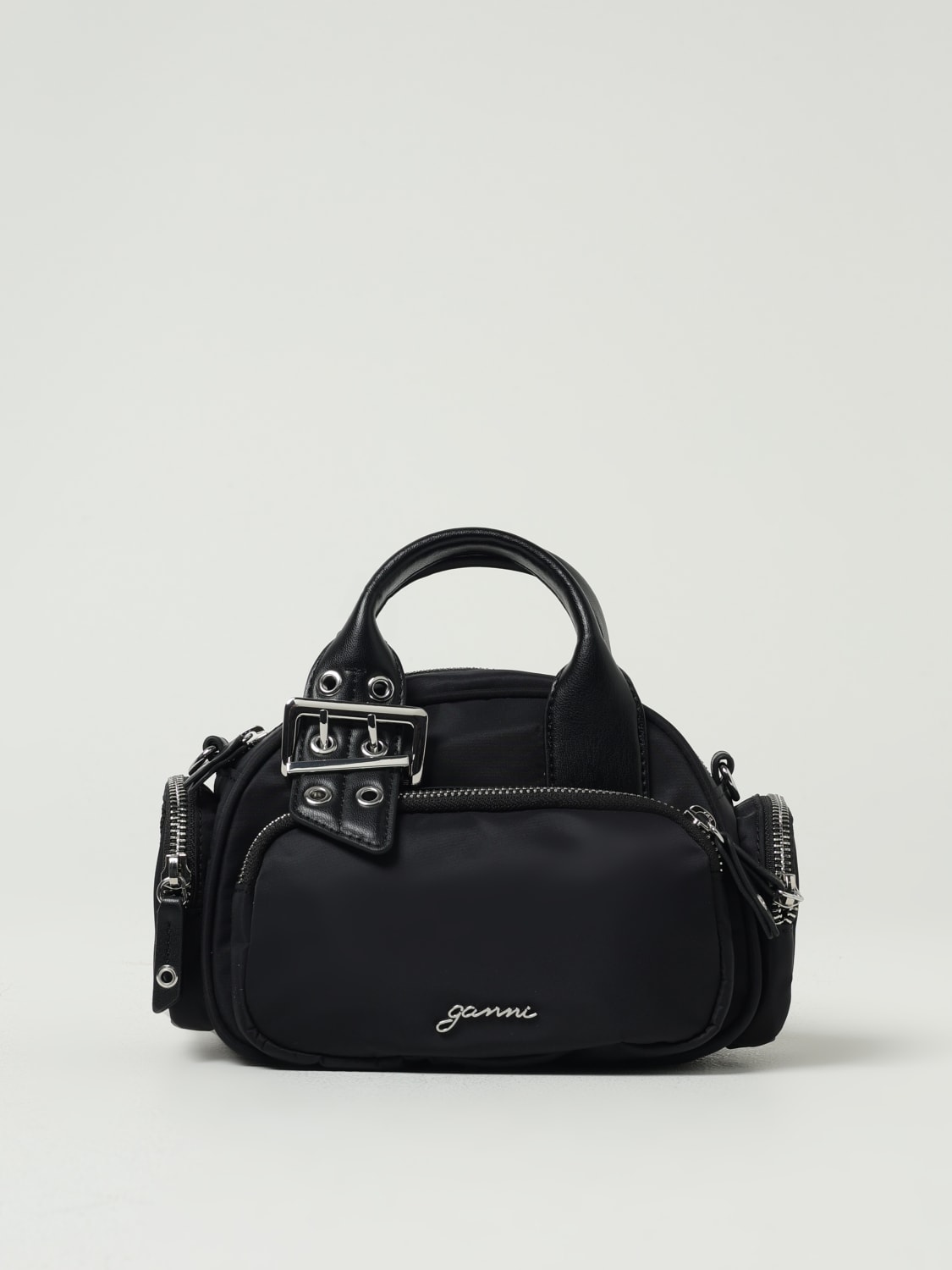 GANNI HANDBAG: Handbag woman Ganni, Black - Img 1