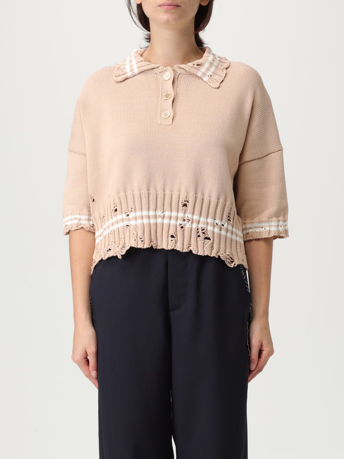 MARNI POLO: Pull femme Marni, Rose - Img 1