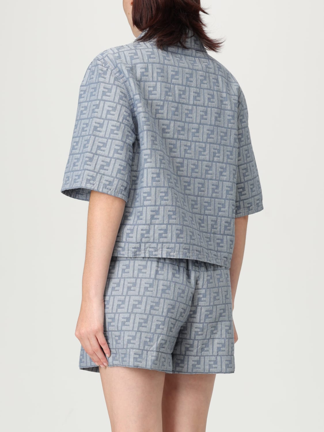 FENDI JACKET: Jacket woman Fendi, Blue - Img 3