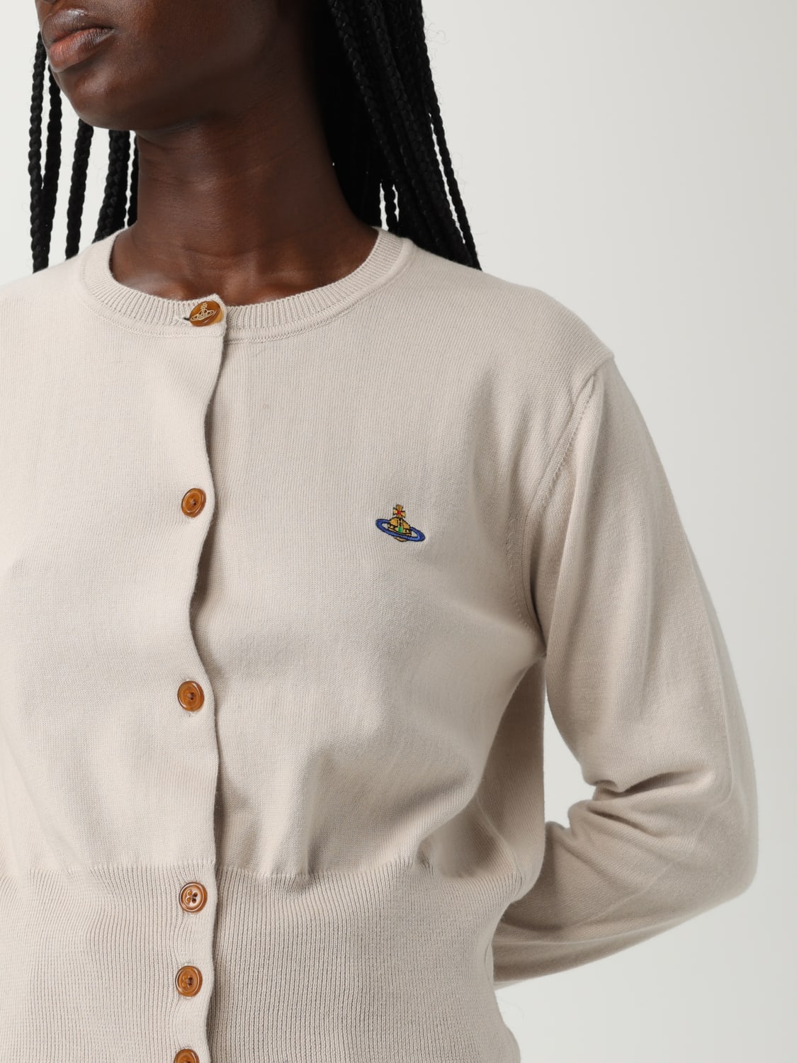VIVIENNE WESTWOOD: Cardigan woman - White | Vivienne Westwood