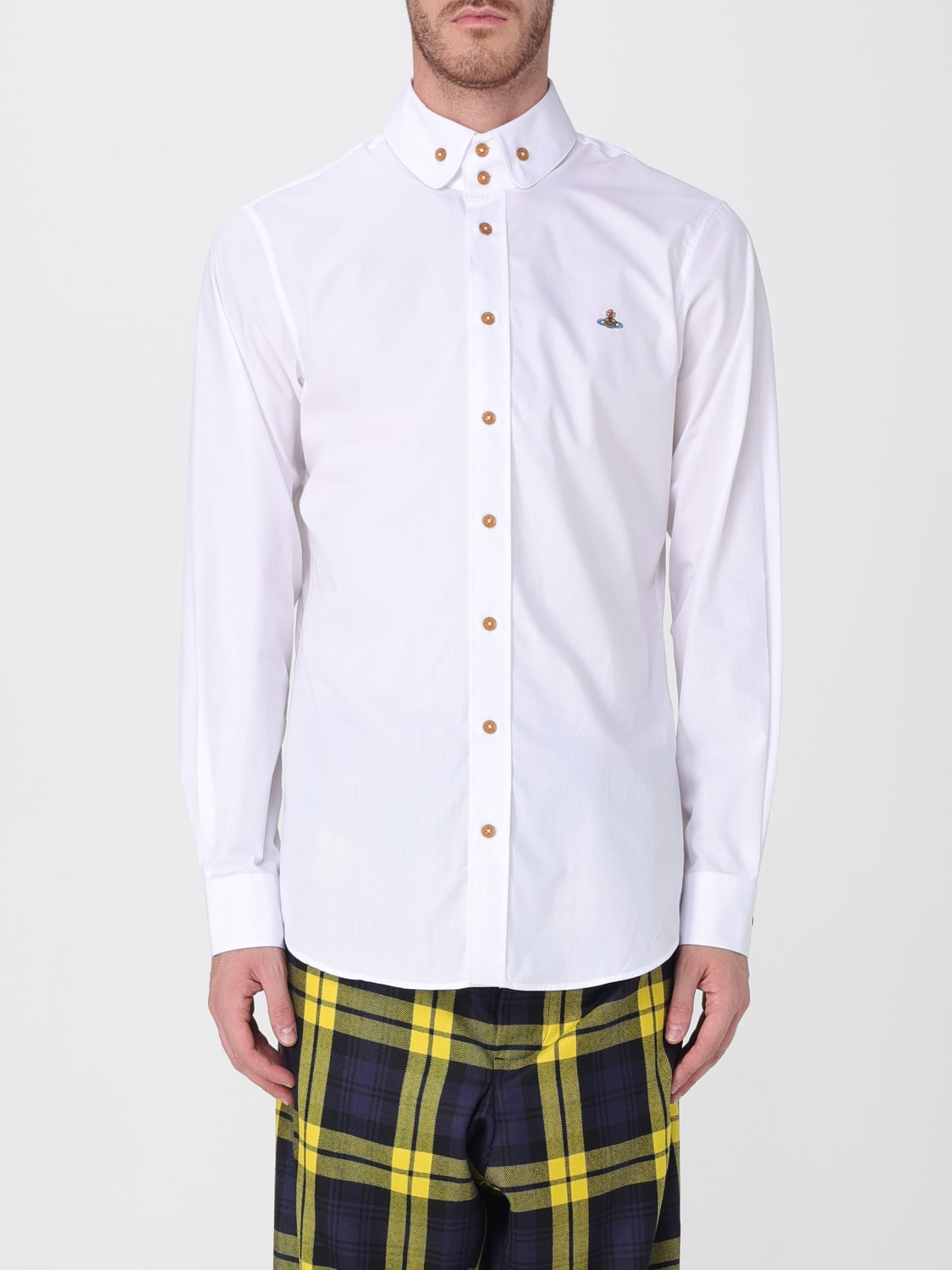 VIVIENNE WESTWOOD HEMD: Hemd herren Vivienne Westwood, Weiß - Img 1