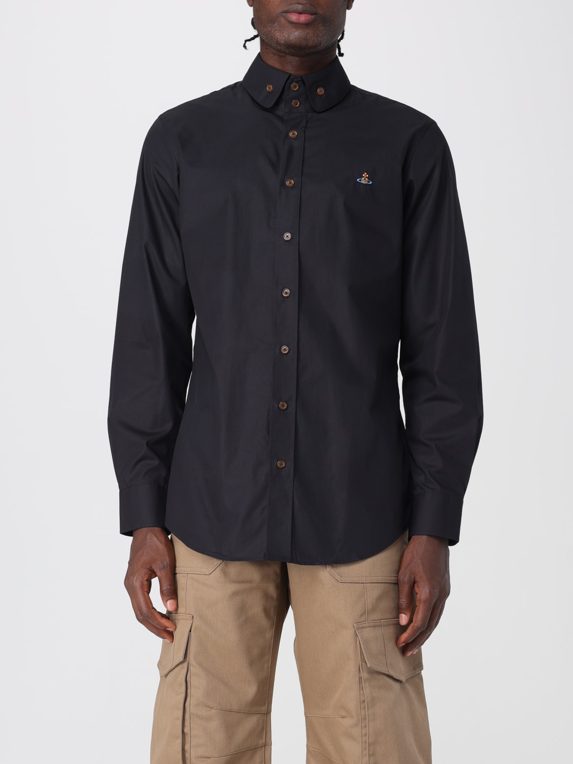 VIVIENNE WESTWOOD HEMD: Hemd herren Vivienne Westwood, Schwarz - Img 1