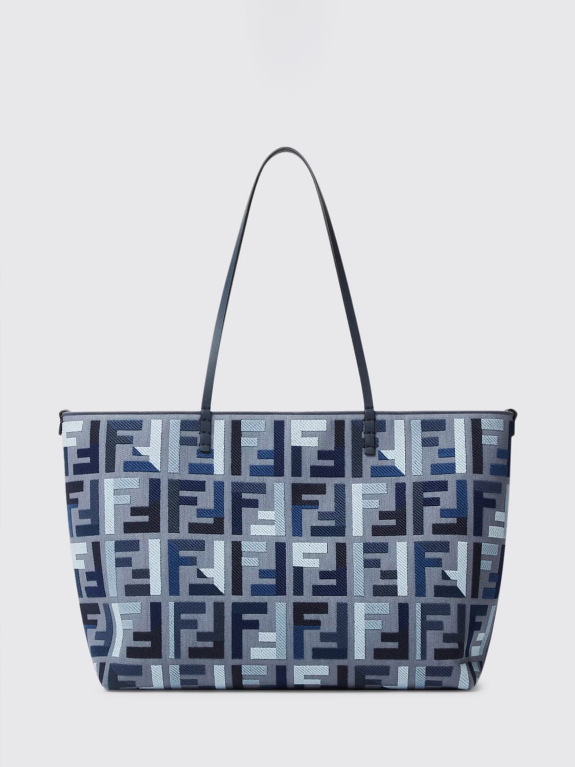 FENDI TOTE BAG: Shoulder bag woman Fendi, Blue - Img 1