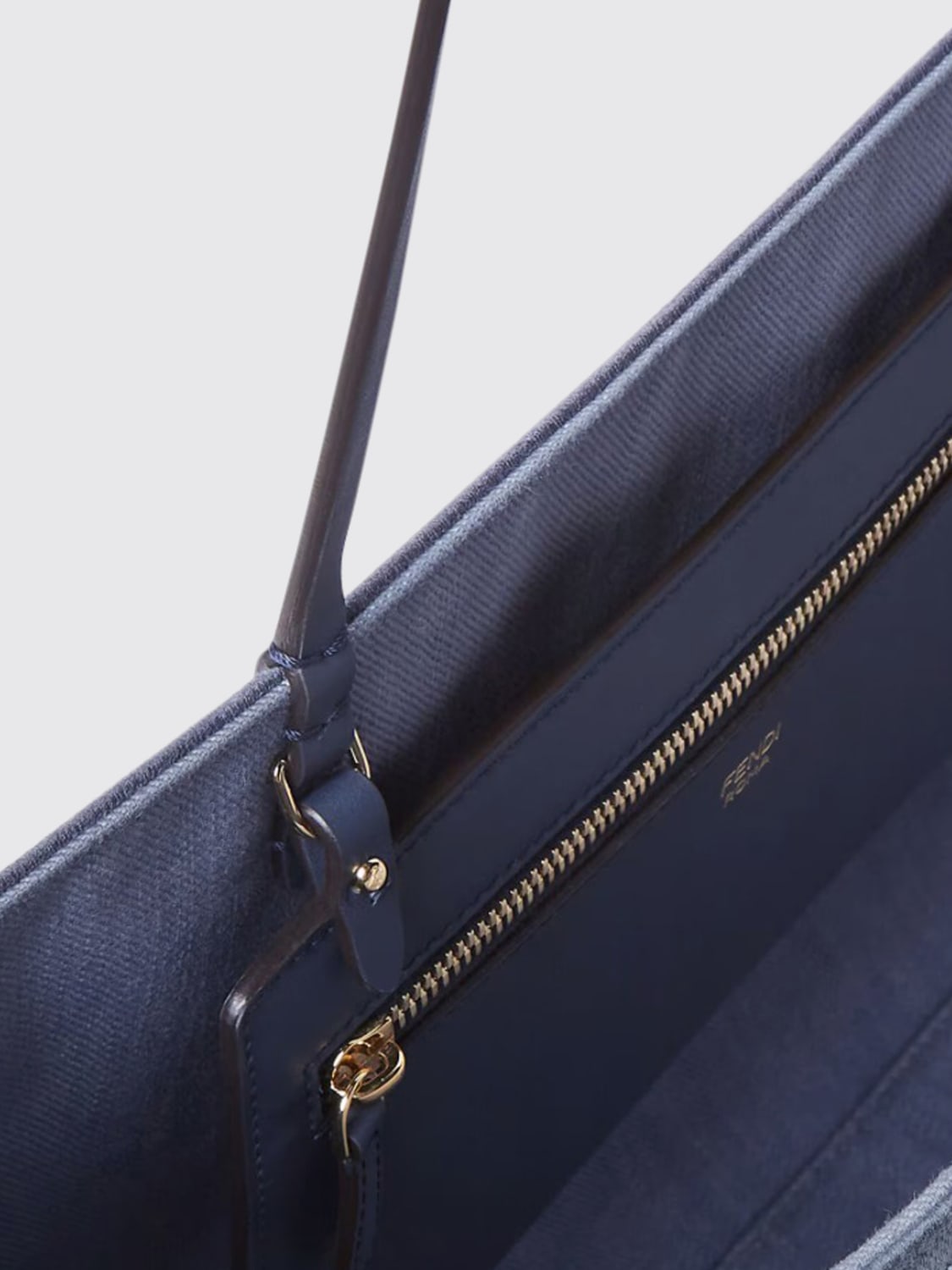 FENDI TOTE BAG: Shoulder bag woman Fendi, Blue - Img 4