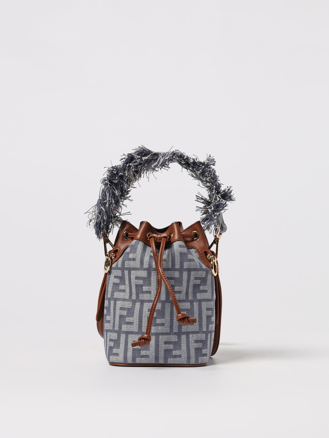 FENDI ミニバッグ: ショルダーバッグ レディース Fendi, ブルー - Img 1