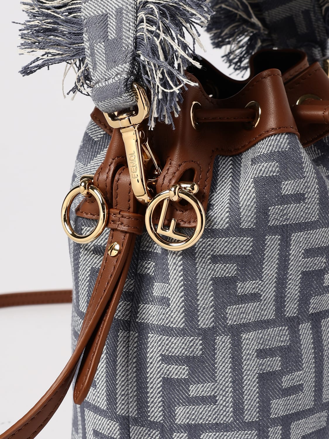 FENDI ミニバッグ: ショルダーバッグ レディース Fendi, ブルー - Img 4