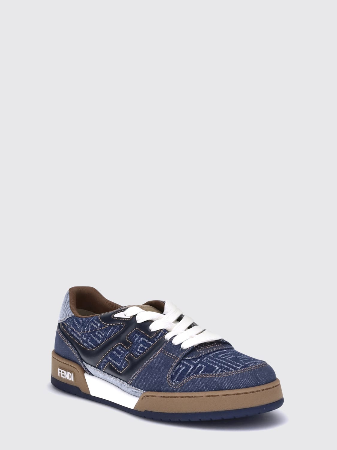 FENDI SNEAKERS: Sneakers men Fendi, Blue - Img 2