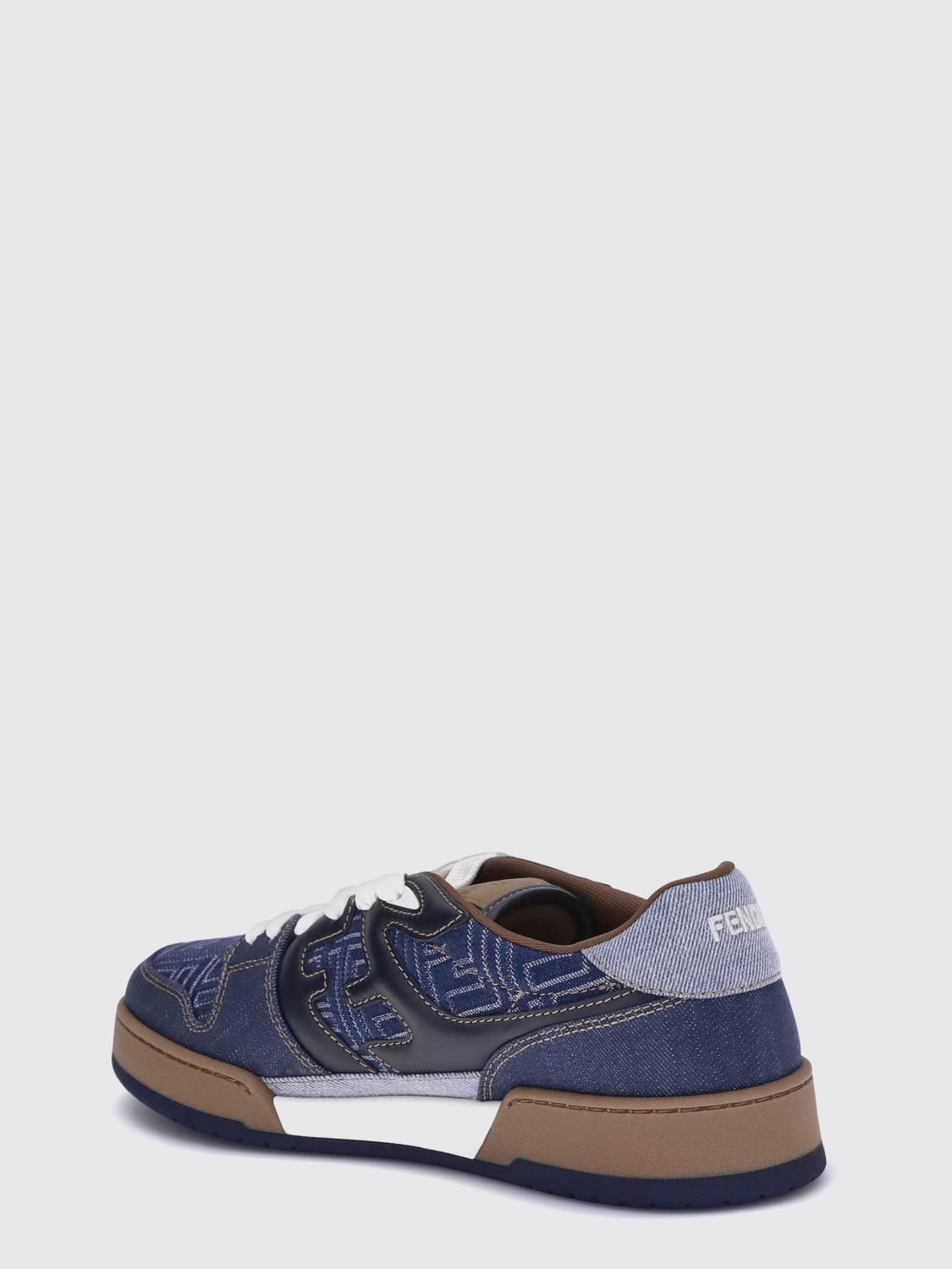 FENDI SNEAKERS: Sneakers men Fendi, Blue - Img 3