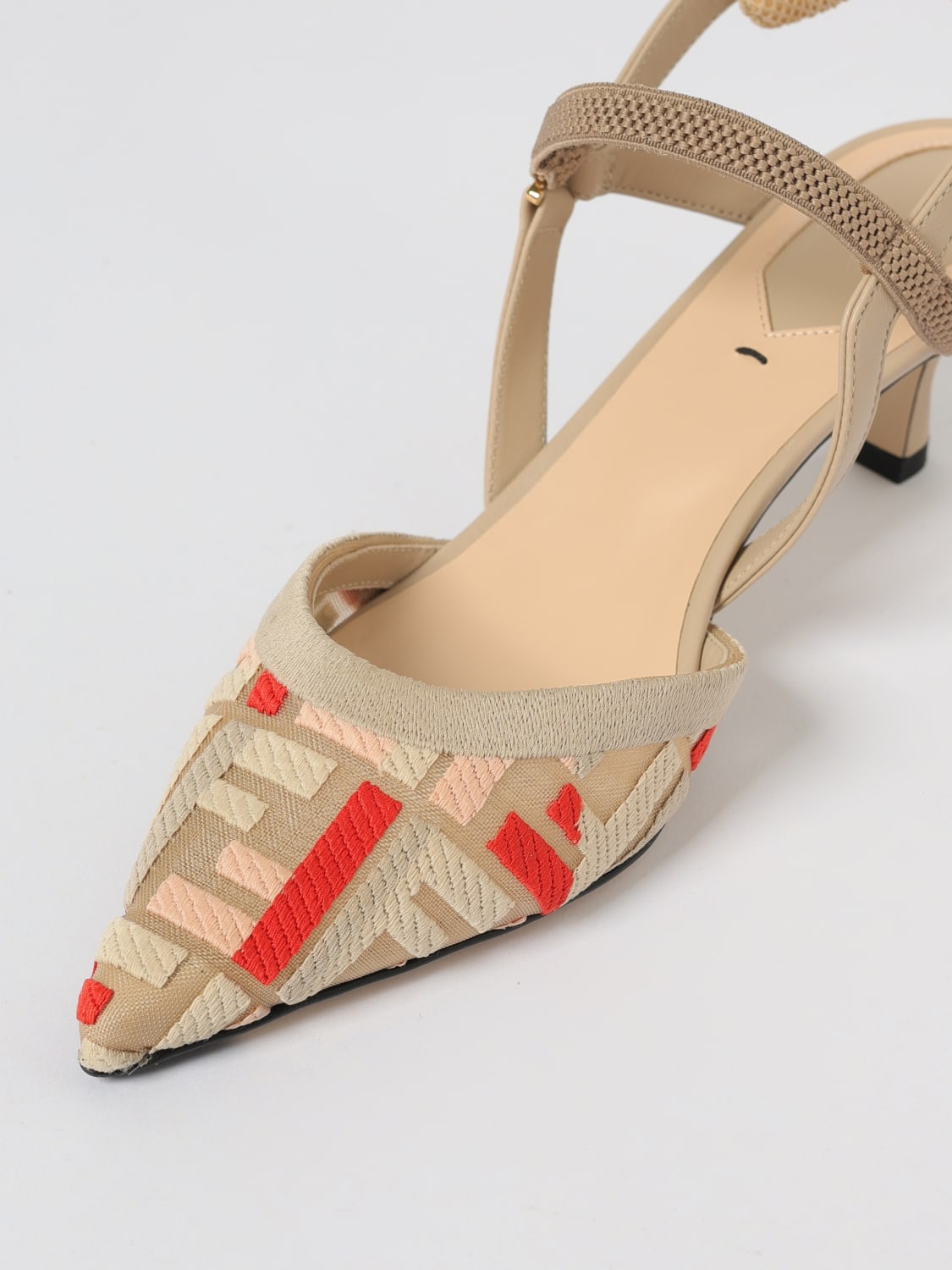 FENDI PUMPS: Schuhe damen Fendi, Nude - Img 4
