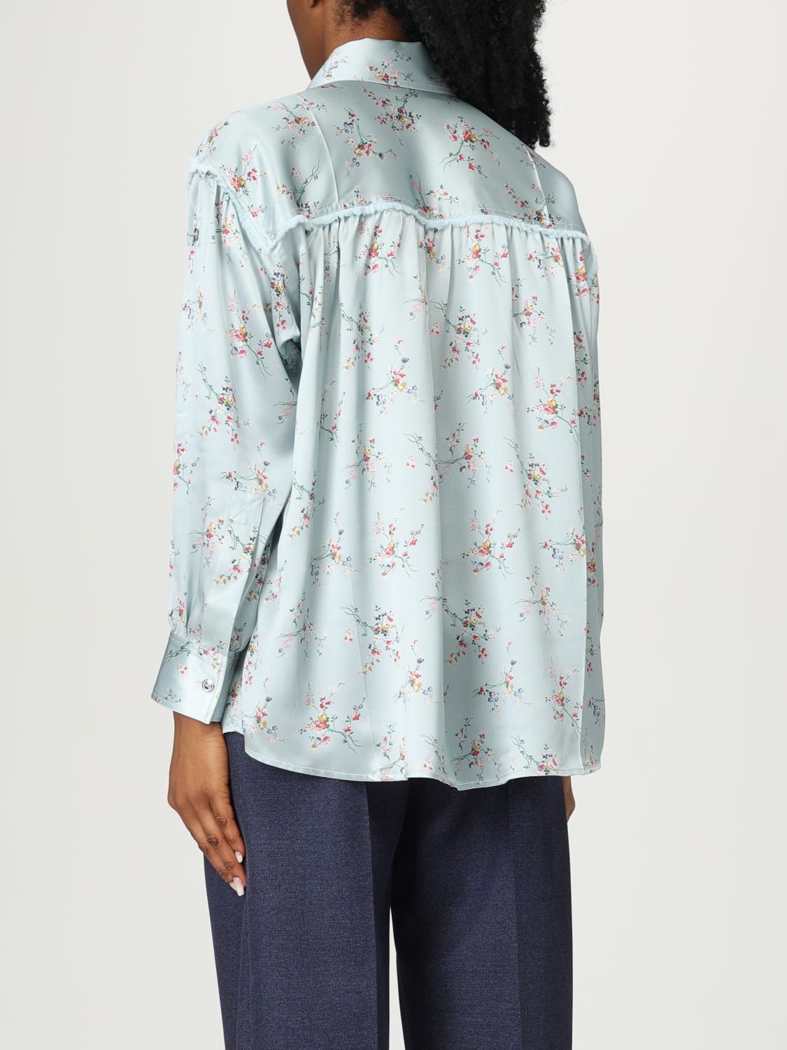 BOTTEGA VENETA HEMDBLUSE: Hemdbluse damen Bottega Veneta, Blau - Img 3