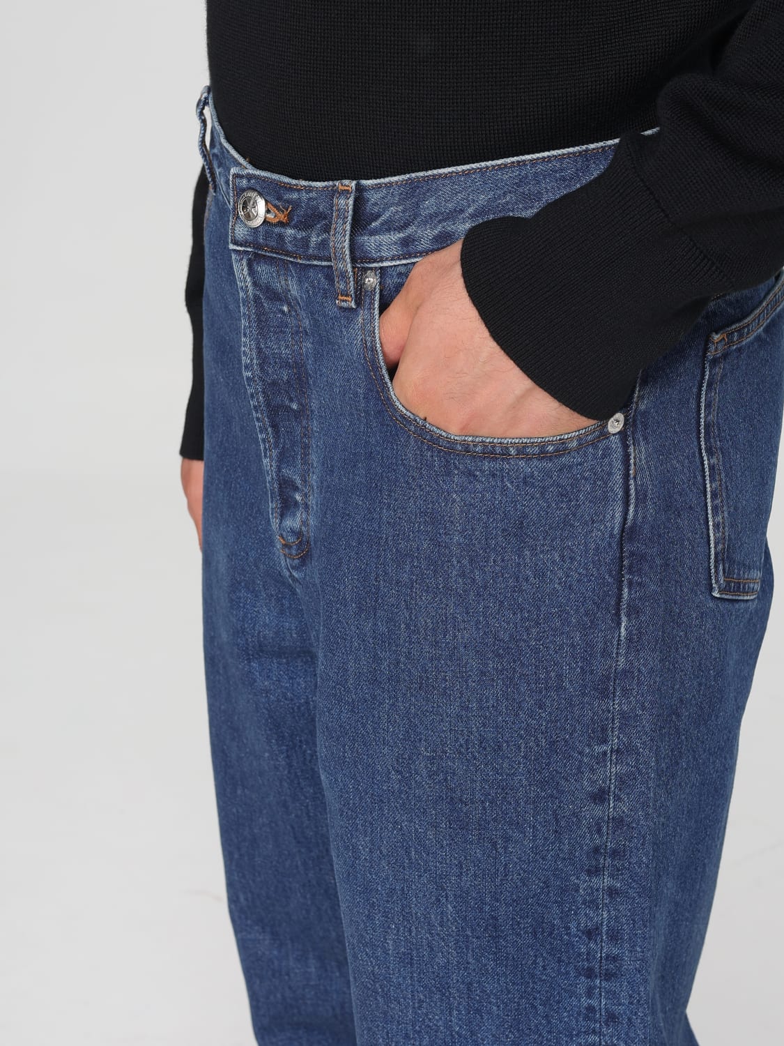 A.P.C. JEANS: Jeans homme A.P.C., Bleu - Img 3
