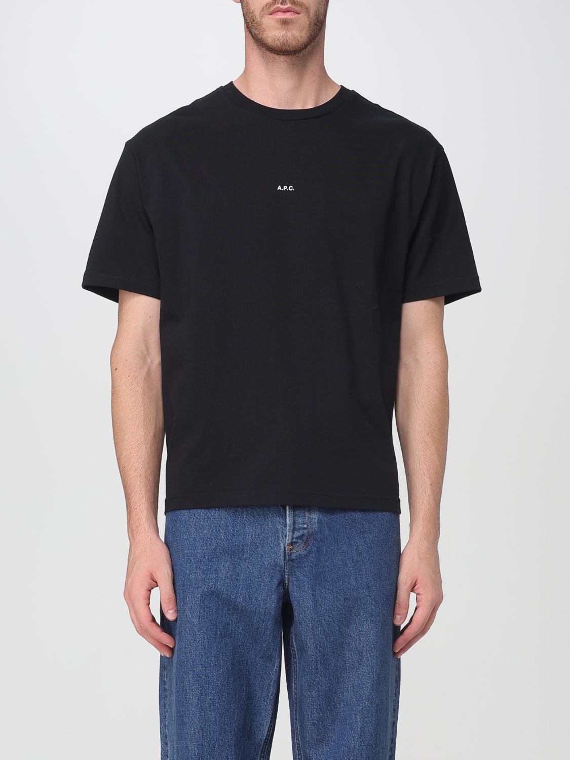 A.P.C. T-SHIRT: T-shirt men A.P.C., Black - Img 1