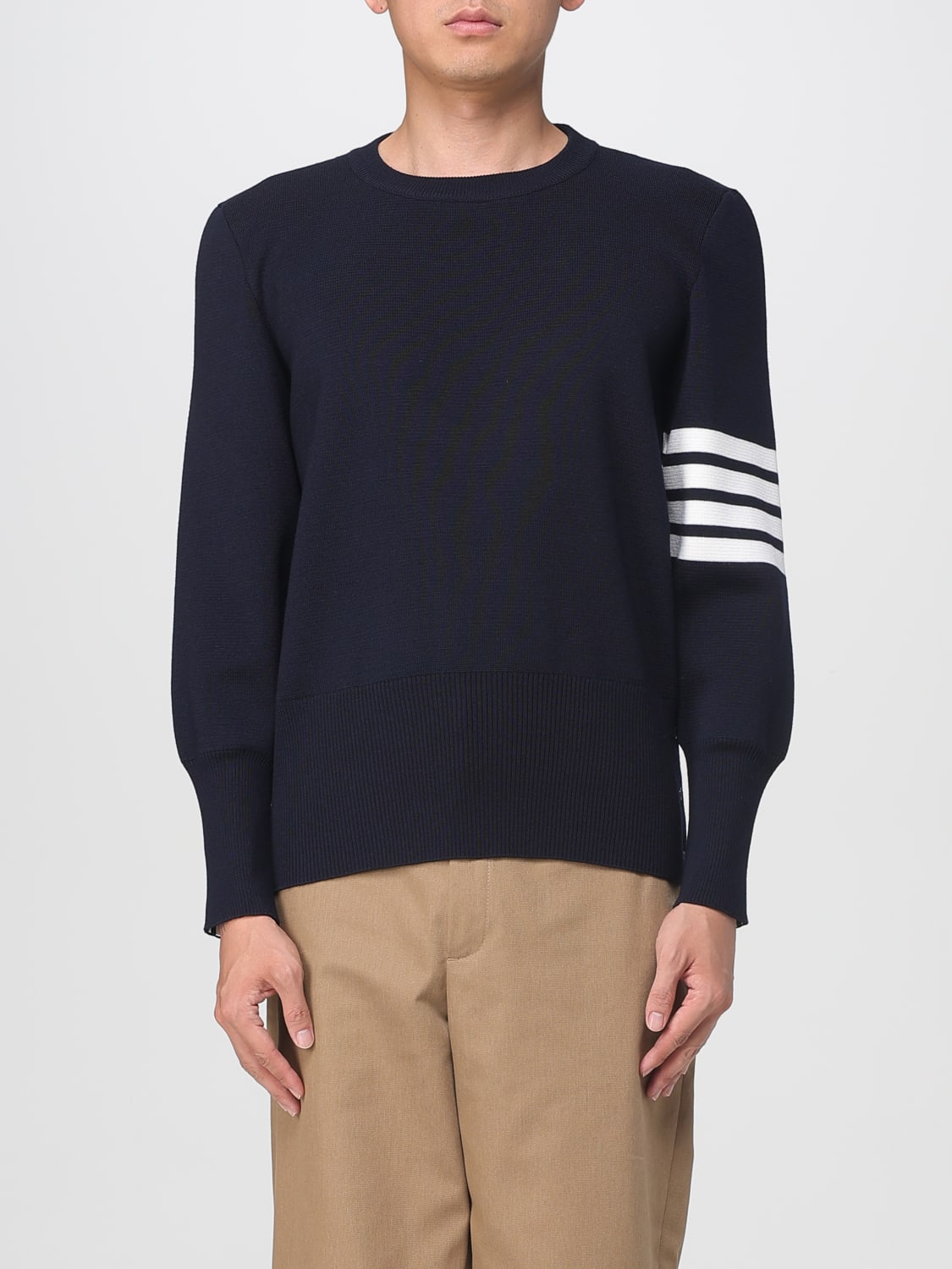 THOM BROWNE JERSEY: Jersey hombre Thom Browne, Azul Oscuro - Img 1