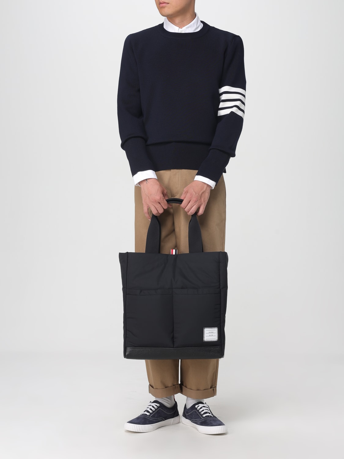 THOM BROWNE JERSEY: Jersey hombre Thom Browne, Azul Oscuro - Img 2