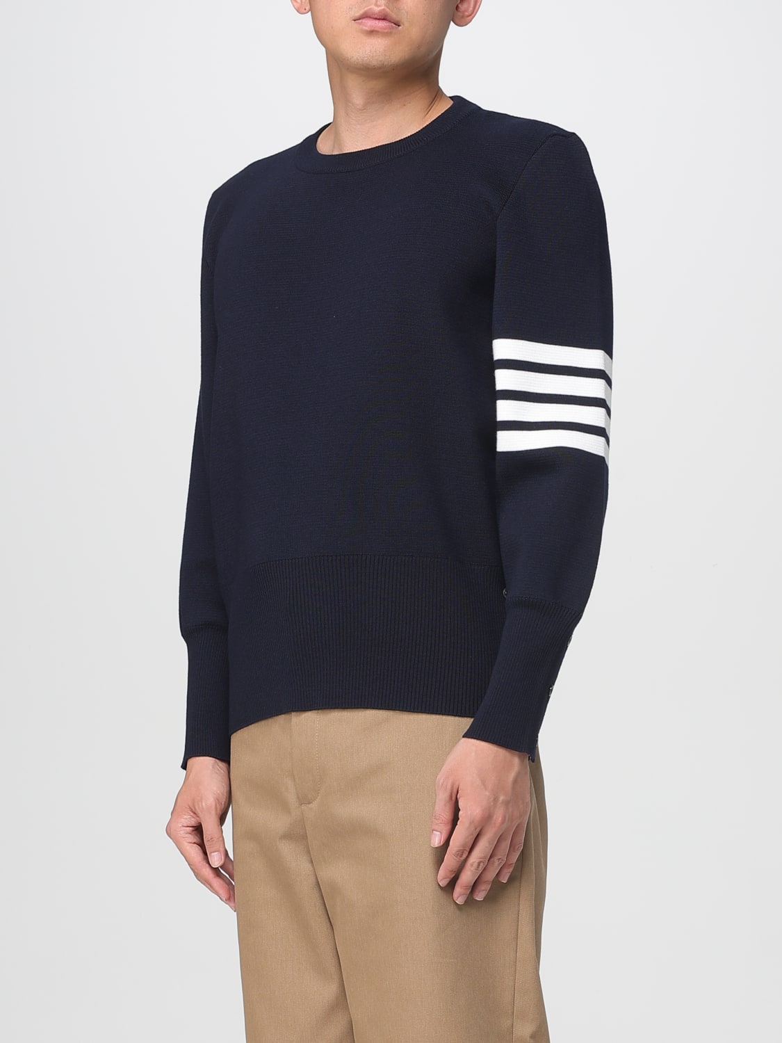 THOM BROWNE JERSEY: Jersey hombre Thom Browne, Azul Oscuro - Img 4