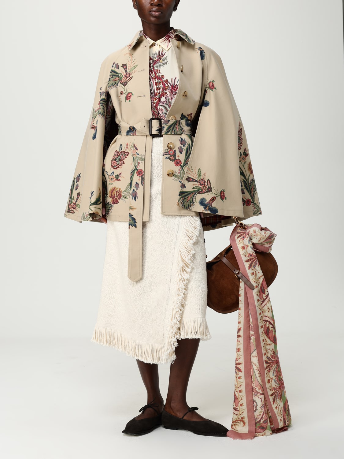 ETRO SCIARPA: Sciarpa Etro in lana stampa paisley , Rosso - Img 4