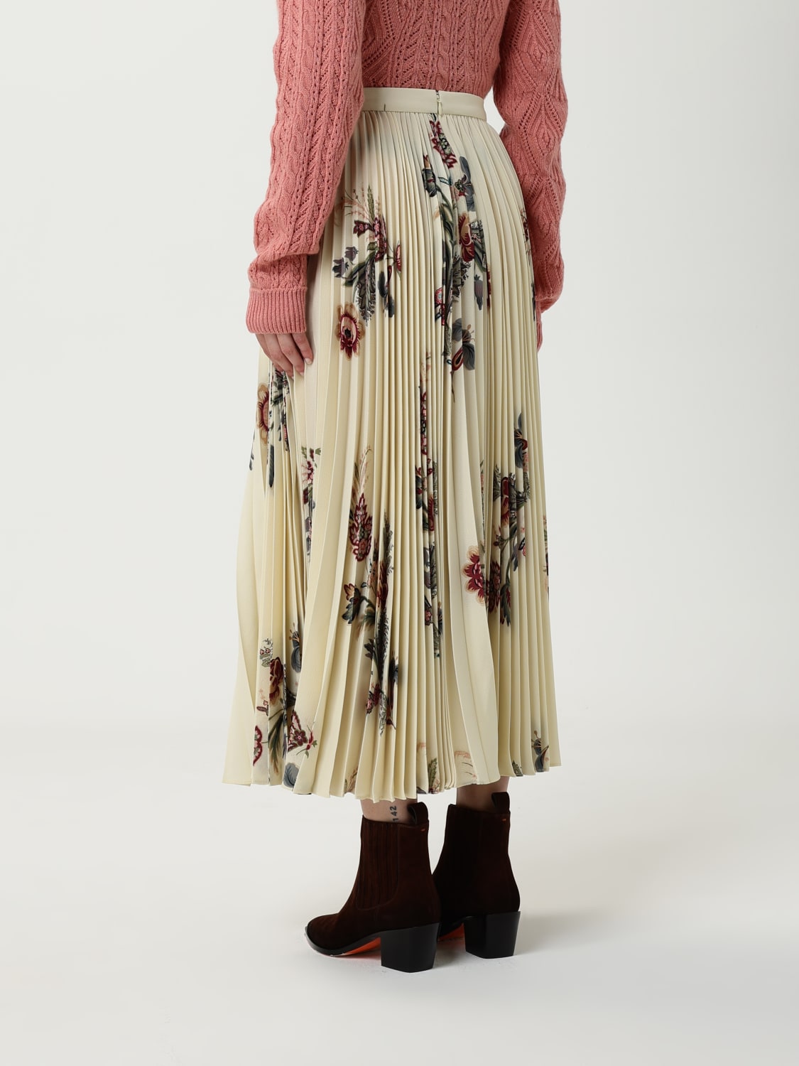 ETRO SKIRT: Skirt woman Etro, Yellow Cream - Img 3