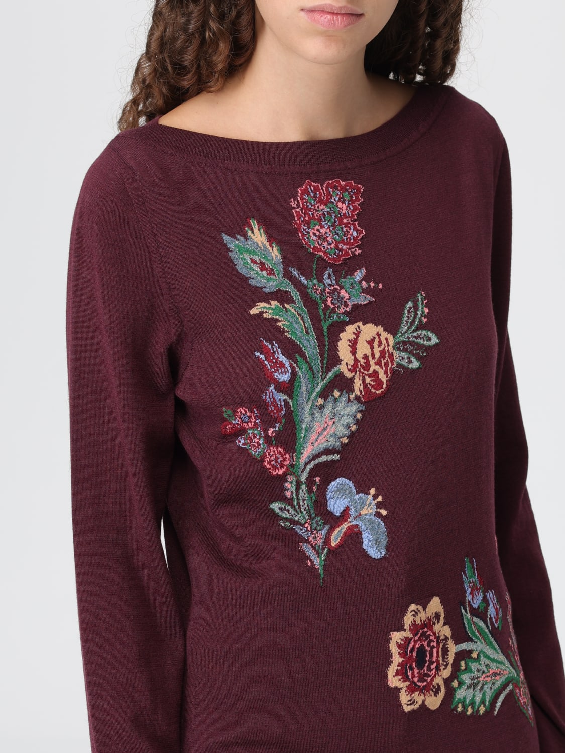 ETRO СВИТЕР: Свитер Женское Etro, Фиолетовый - Img 5