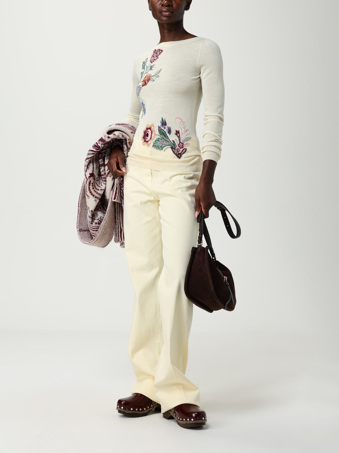 ETRO PULLOVER: Pullover damen Etro, Yellow Cream - Img 2